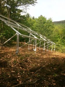 Helical Pier Piles Ground Mount Solar